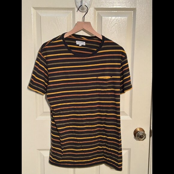 Banks Journal Striped Short Sleeve Crew Neck Shirt - Picture 1 of 3